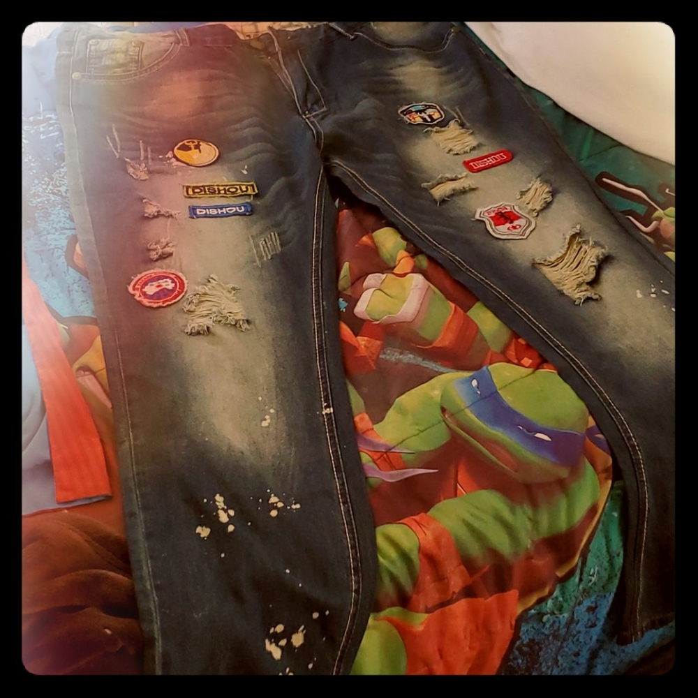 Skinny and designer jeans